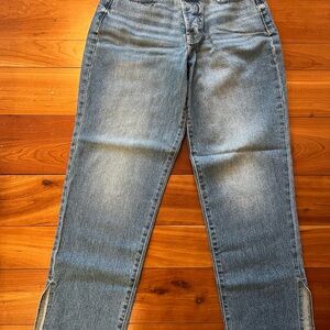 Old Navy Women's Straight Leg Jeans - Light Blue